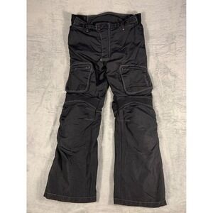 Joe Rocket Ballistic 5.0 Men's Pants XL Black Nylon White Contrast Stitching